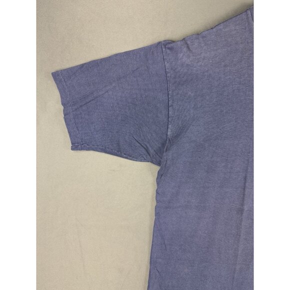 Vintage 90's UCLA University Of California Pocket Shirt Single Stitch Faded Navy - Picture 5 of 13